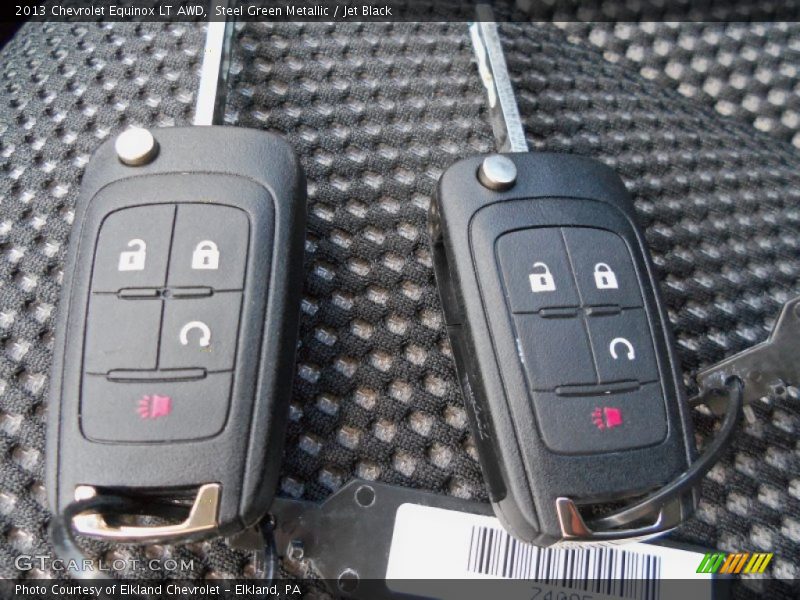 Keys of 2013 Equinox LT AWD