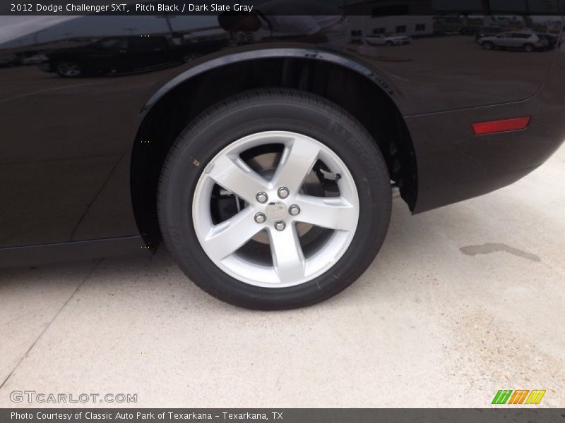 Pitch Black / Dark Slate Gray 2012 Dodge Challenger SXT