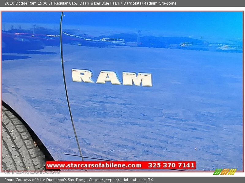 Deep Water Blue Pearl / Dark Slate/Medium Graystone 2010 Dodge Ram 1500 ST Regular Cab