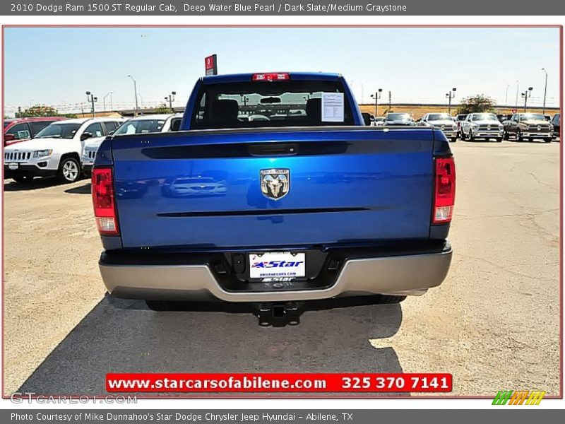 Deep Water Blue Pearl / Dark Slate/Medium Graystone 2010 Dodge Ram 1500 ST Regular Cab
