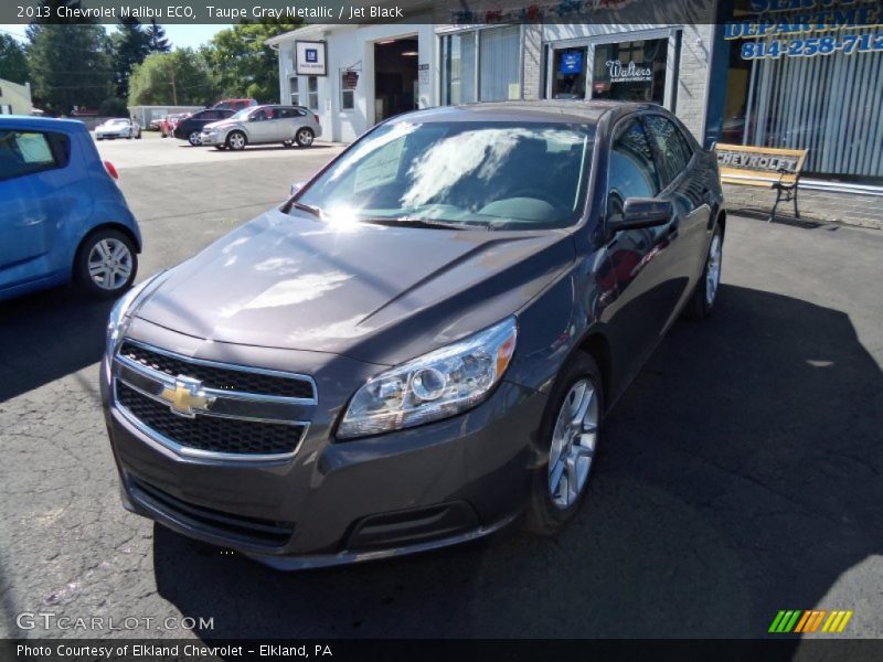 Taupe Gray Metallic / Jet Black 2013 Chevrolet Malibu ECO