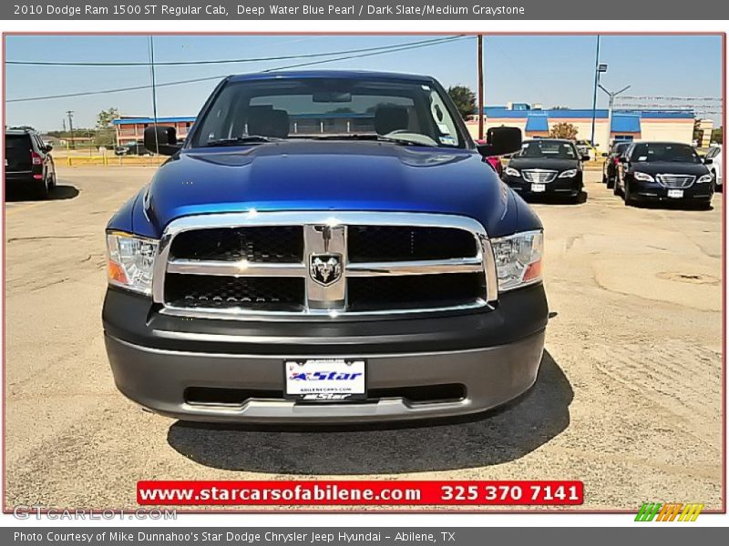 Deep Water Blue Pearl / Dark Slate/Medium Graystone 2010 Dodge Ram 1500 ST Regular Cab