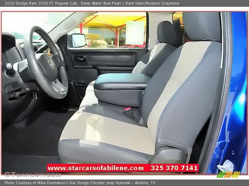 Deep Water Blue Pearl / Dark Slate/Medium Graystone 2010 Dodge Ram 1500 ST Regular Cab