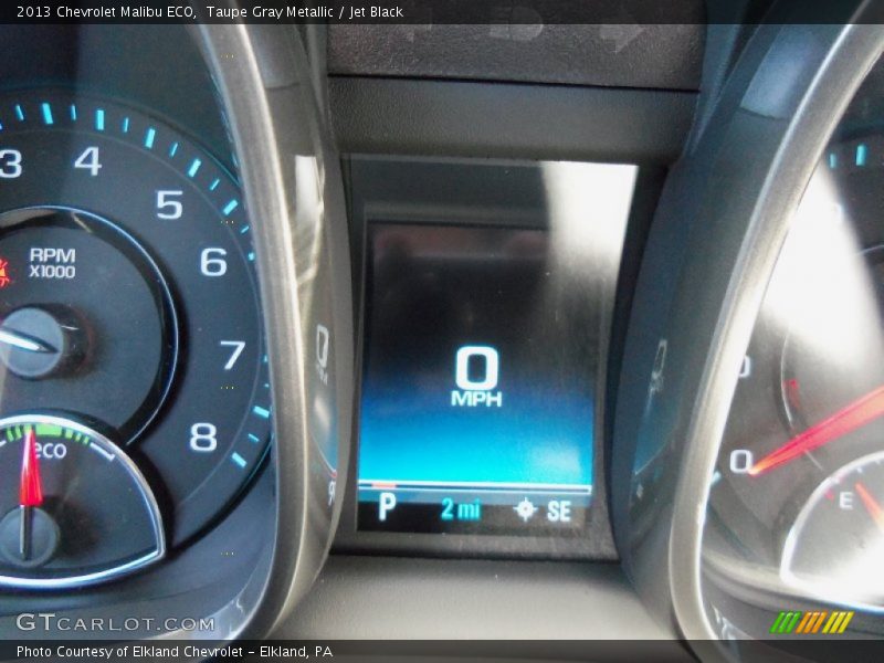 Taupe Gray Metallic / Jet Black 2013 Chevrolet Malibu ECO