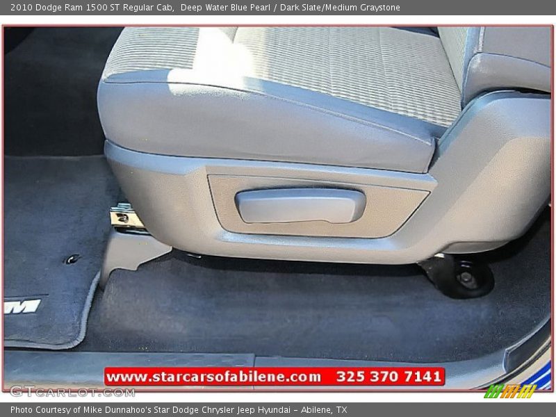 Deep Water Blue Pearl / Dark Slate/Medium Graystone 2010 Dodge Ram 1500 ST Regular Cab