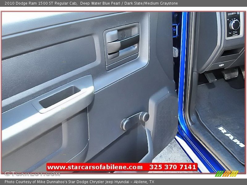 Deep Water Blue Pearl / Dark Slate/Medium Graystone 2010 Dodge Ram 1500 ST Regular Cab
