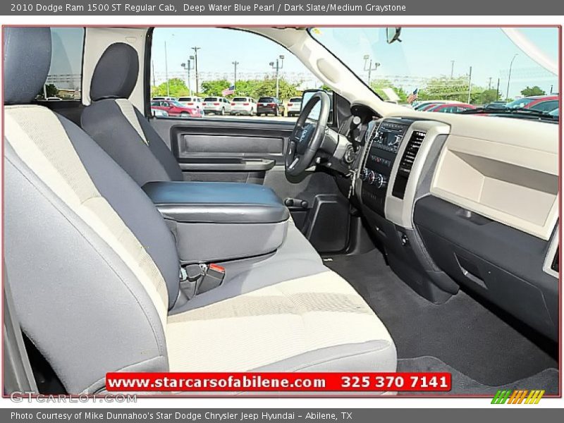 Deep Water Blue Pearl / Dark Slate/Medium Graystone 2010 Dodge Ram 1500 ST Regular Cab