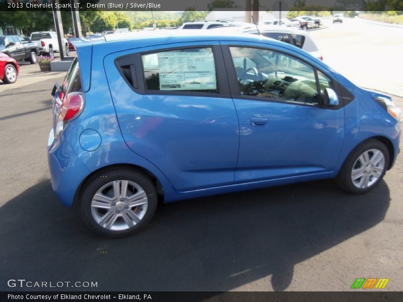 Denim (Blue) / Silver/Blue 2013 Chevrolet Spark LT