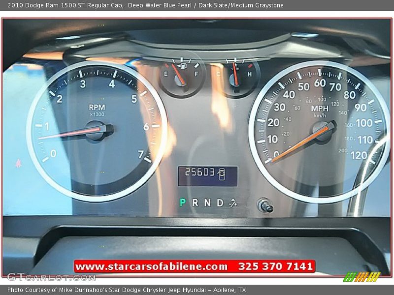 Deep Water Blue Pearl / Dark Slate/Medium Graystone 2010 Dodge Ram 1500 ST Regular Cab