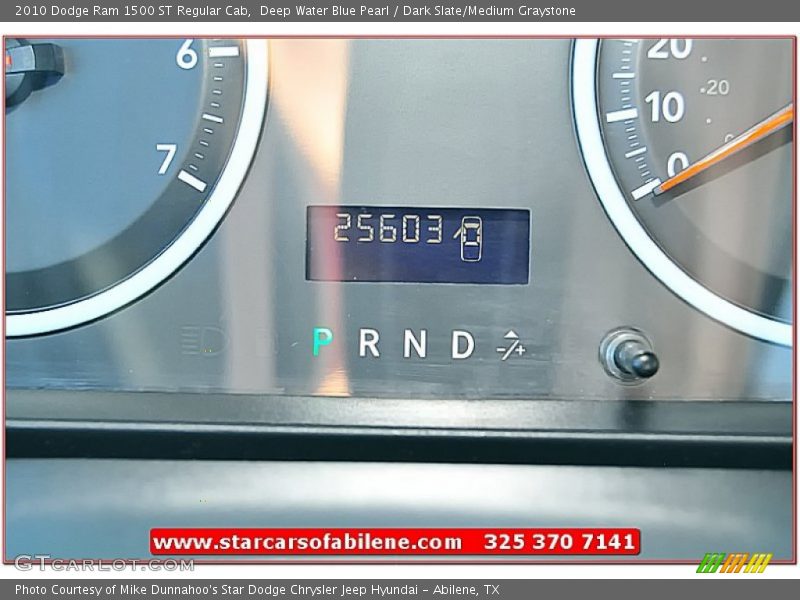 Deep Water Blue Pearl / Dark Slate/Medium Graystone 2010 Dodge Ram 1500 ST Regular Cab