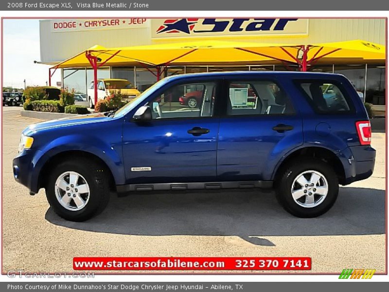 Vista Blue Metallic / Stone 2008 Ford Escape XLS