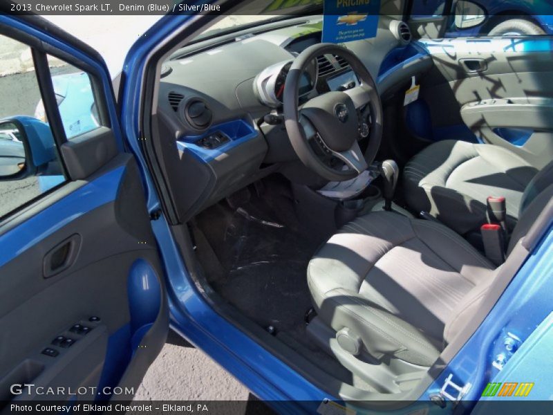 Silver/Blue Interior - 2013 Spark LT 