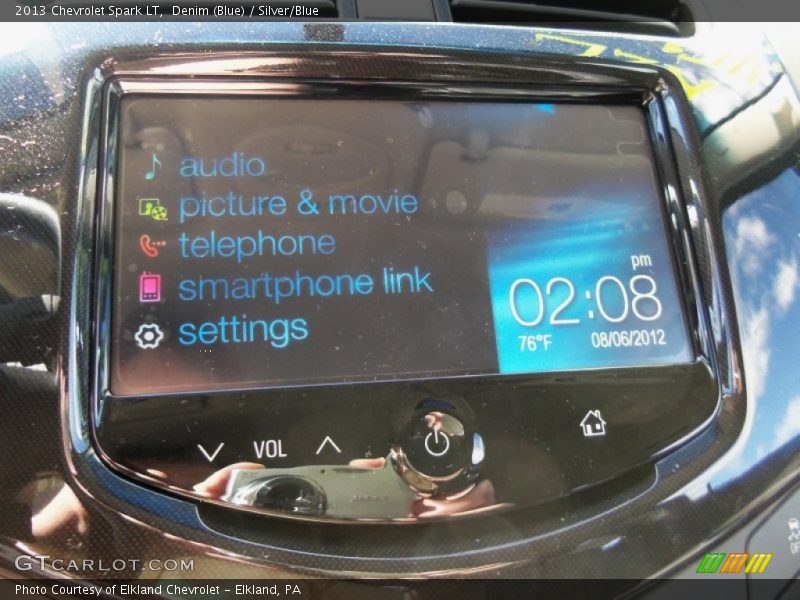 Denim (Blue) / Silver/Blue 2013 Chevrolet Spark LT
