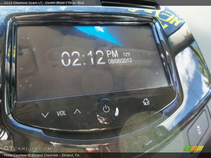 Denim (Blue) / Silver/Blue 2013 Chevrolet Spark LT