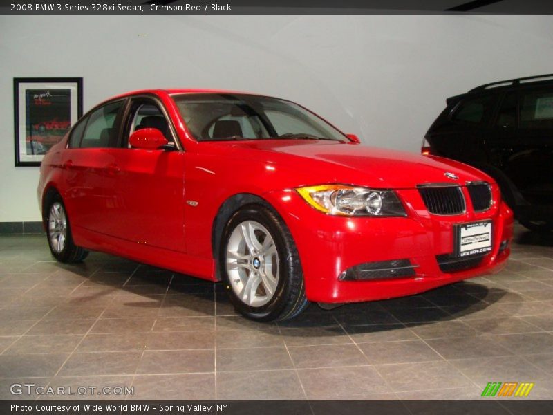 Crimson Red / Black 2008 BMW 3 Series 328xi Sedan