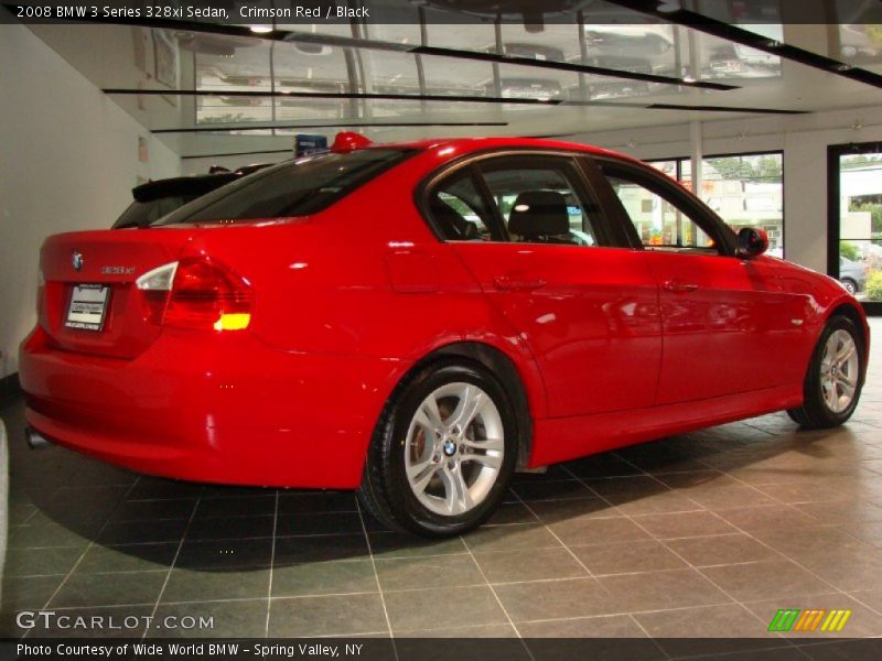 Crimson Red / Black 2008 BMW 3 Series 328xi Sedan