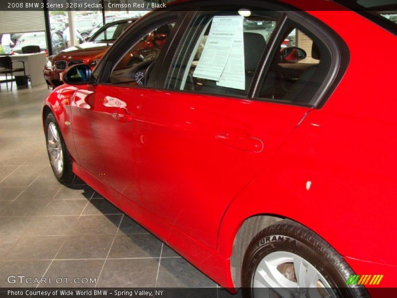 Crimson Red / Black 2008 BMW 3 Series 328xi Sedan