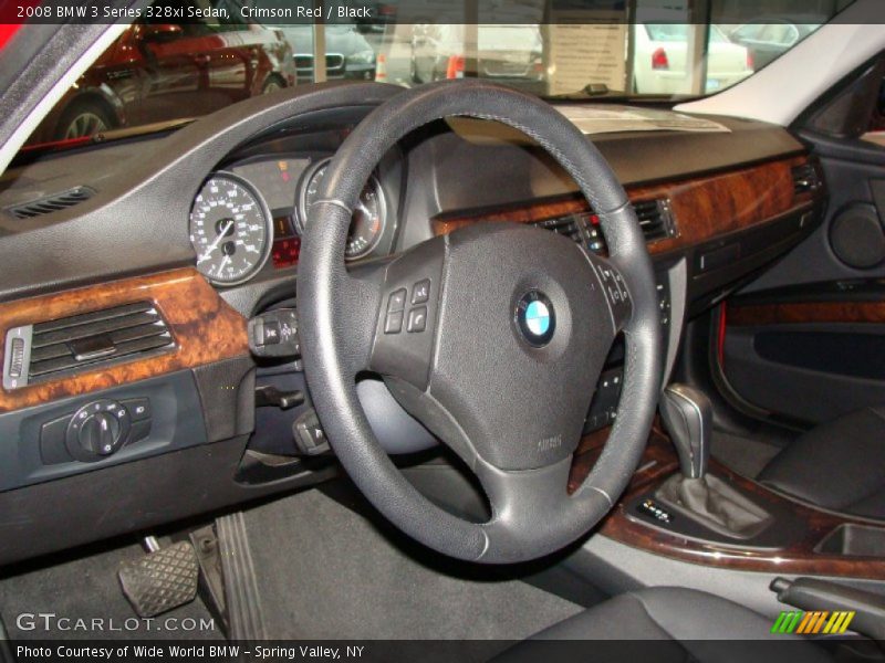 Crimson Red / Black 2008 BMW 3 Series 328xi Sedan