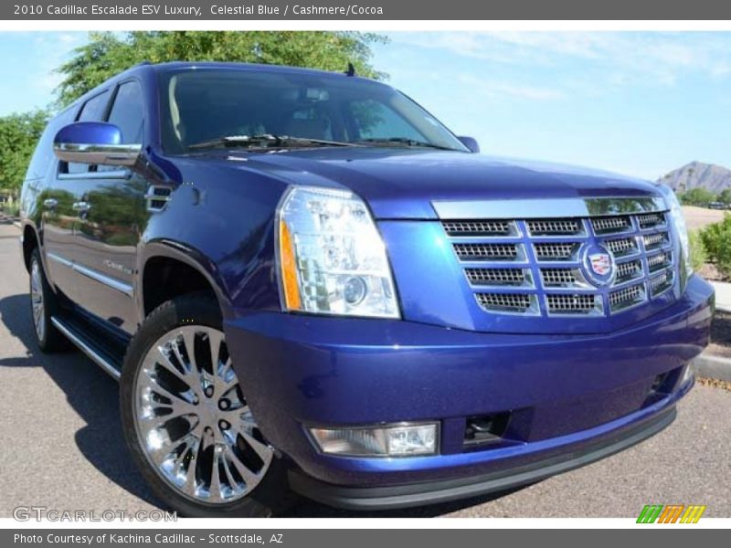 Front 3/4 View of 2010 Escalade ESV Luxury