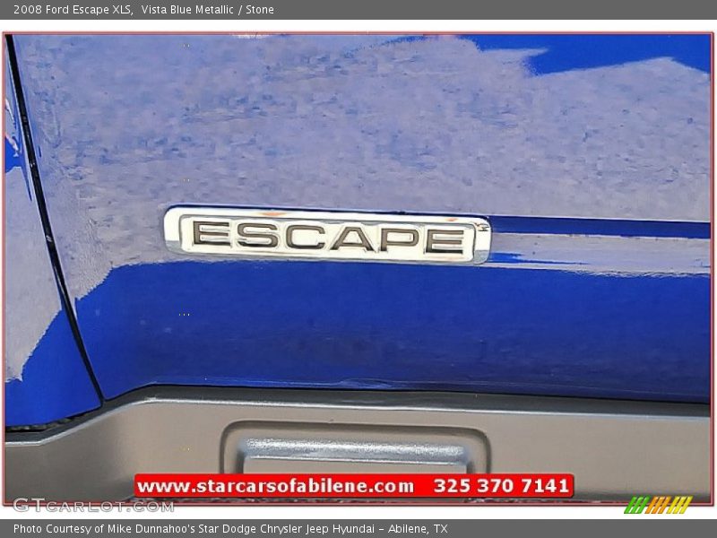 Vista Blue Metallic / Stone 2008 Ford Escape XLS