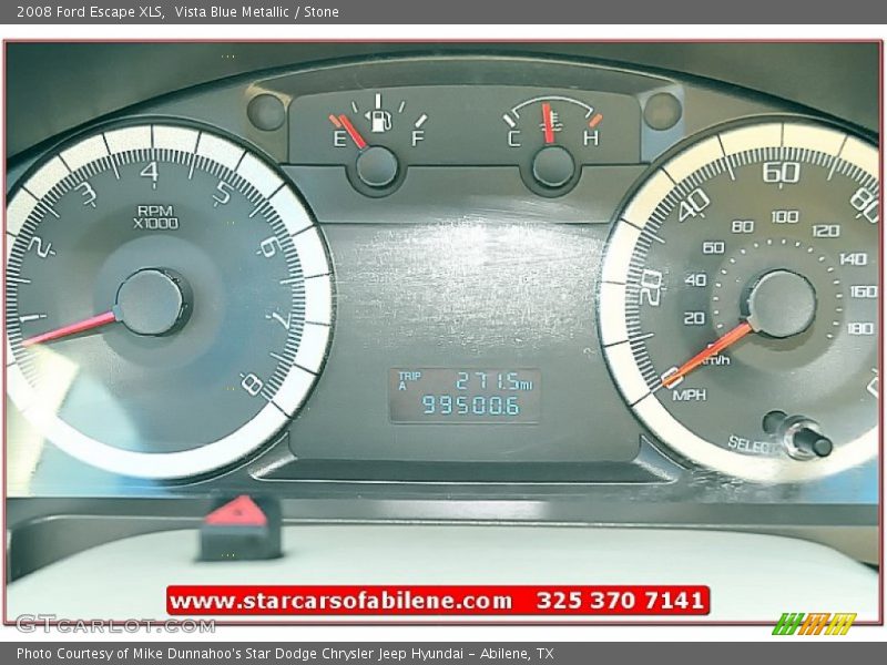 Vista Blue Metallic / Stone 2008 Ford Escape XLS