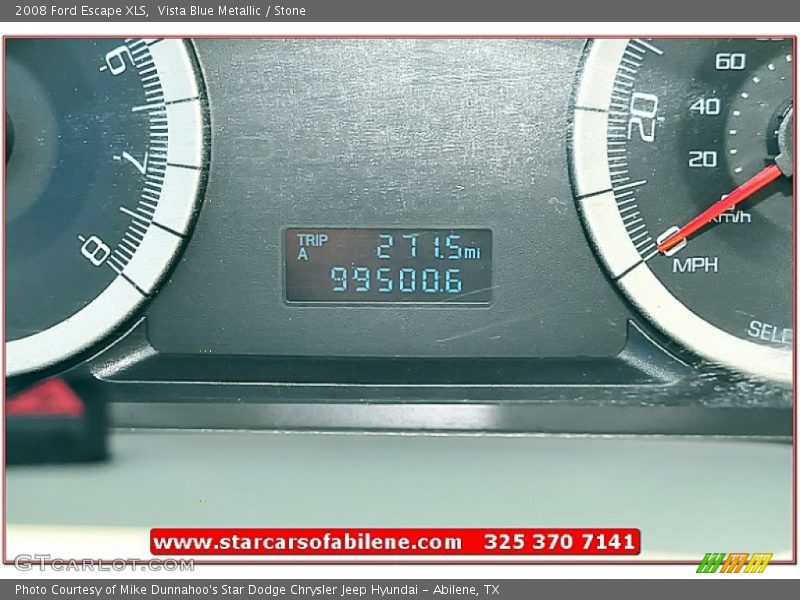 Vista Blue Metallic / Stone 2008 Ford Escape XLS