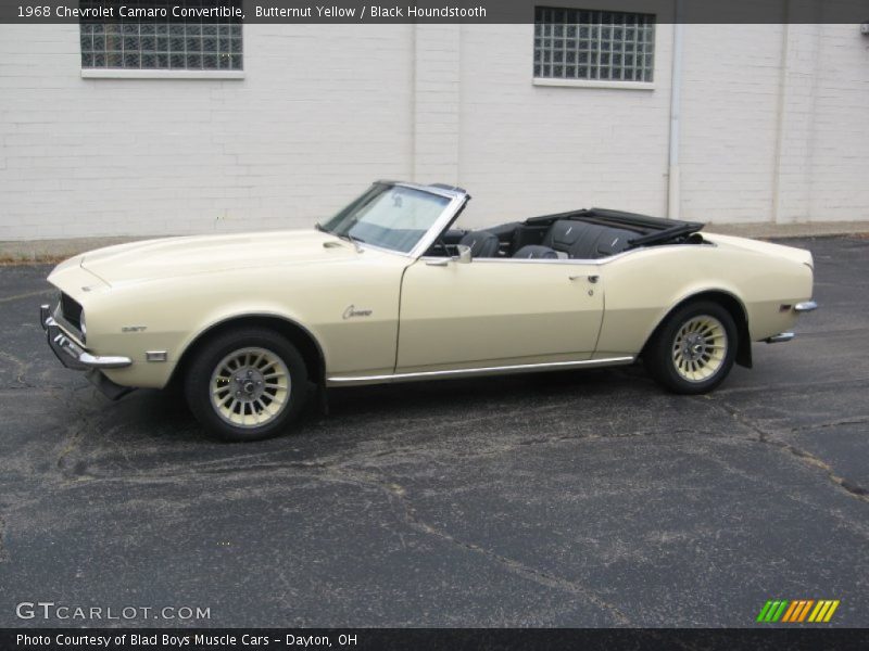  1968 Camaro Convertible Butternut Yellow