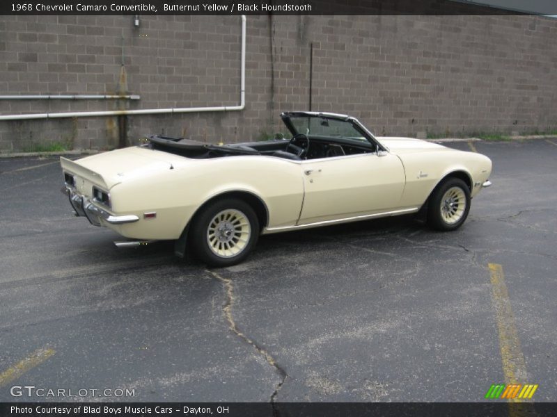 Butternut Yellow / Black Houndstooth 1968 Chevrolet Camaro Convertible