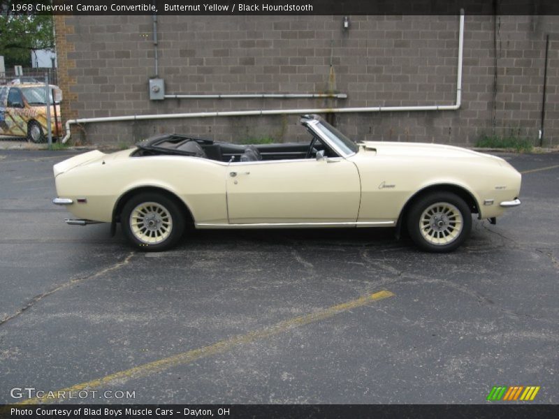  1968 Camaro Convertible Butternut Yellow