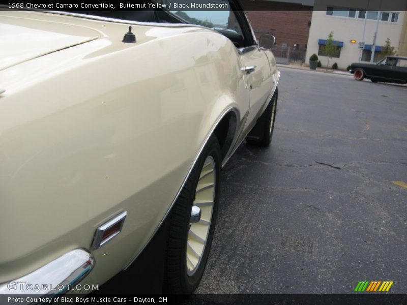 Butternut Yellow / Black Houndstooth 1968 Chevrolet Camaro Convertible