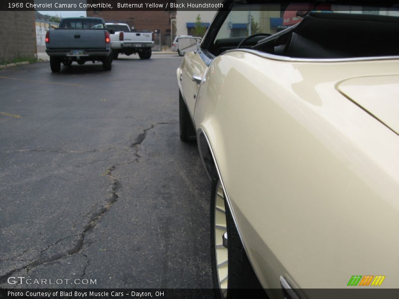 Butternut Yellow / Black Houndstooth 1968 Chevrolet Camaro Convertible