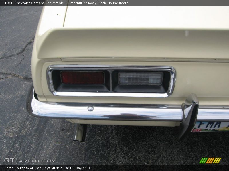 Butternut Yellow / Black Houndstooth 1968 Chevrolet Camaro Convertible