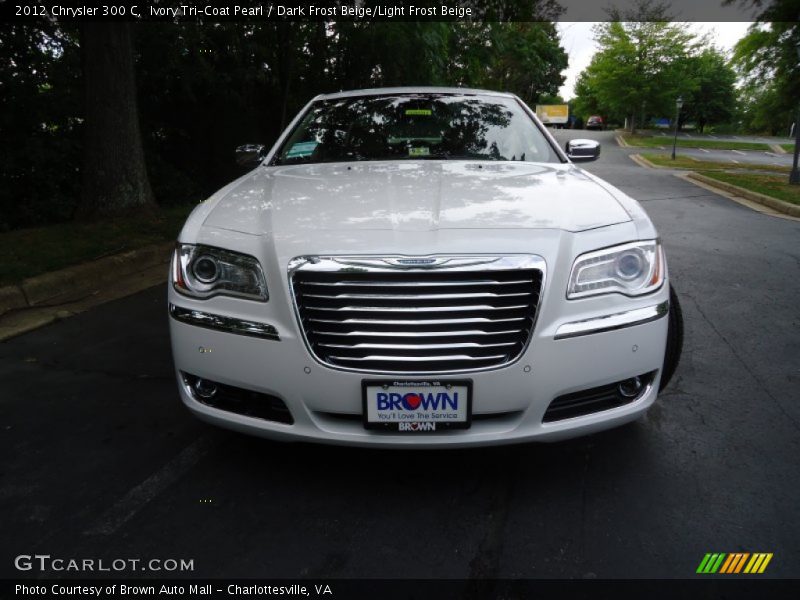 Ivory Tri-Coat Pearl / Dark Frost Beige/Light Frost Beige 2012 Chrysler 300 C