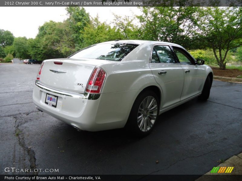 Ivory Tri-Coat Pearl / Dark Frost Beige/Light Frost Beige 2012 Chrysler 300 C