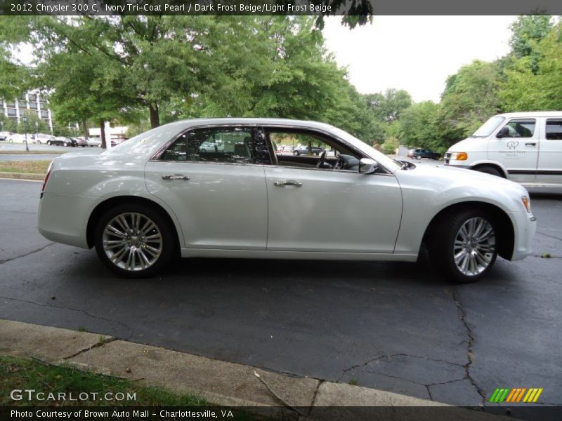 Ivory Tri-Coat Pearl / Dark Frost Beige/Light Frost Beige 2012 Chrysler 300 C