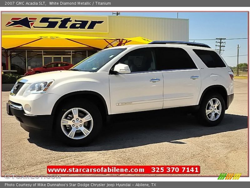 White Diamond Metallic / Titanium 2007 GMC Acadia SLT