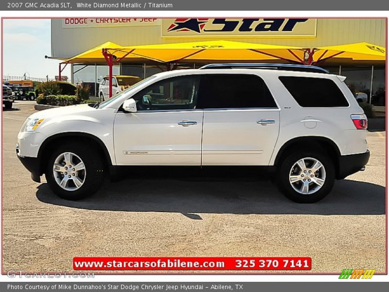 White Diamond Metallic / Titanium 2007 GMC Acadia SLT