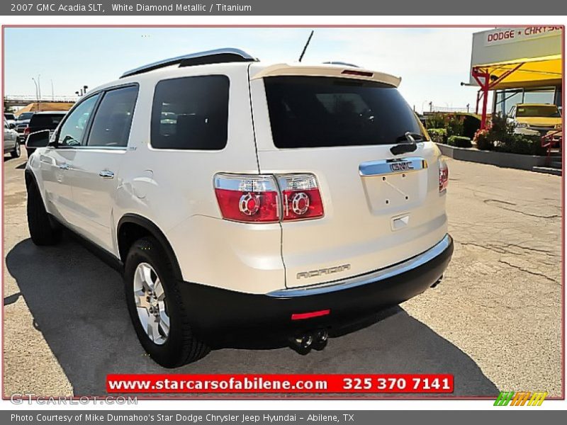 White Diamond Metallic / Titanium 2007 GMC Acadia SLT