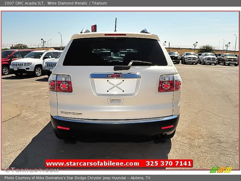 White Diamond Metallic / Titanium 2007 GMC Acadia SLT