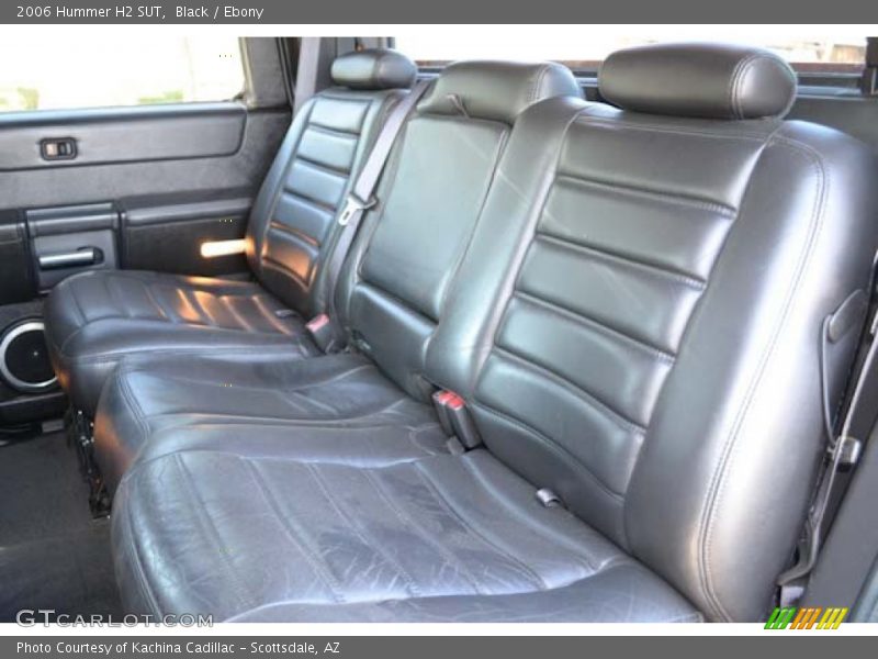 Rear Seat of 2006 H2 SUT