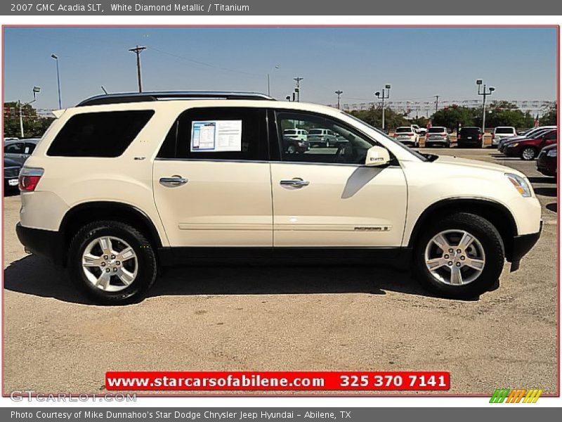 White Diamond Metallic / Titanium 2007 GMC Acadia SLT