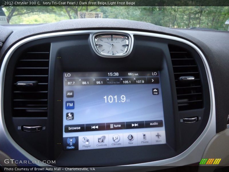 Ivory Tri-Coat Pearl / Dark Frost Beige/Light Frost Beige 2012 Chrysler 300 C