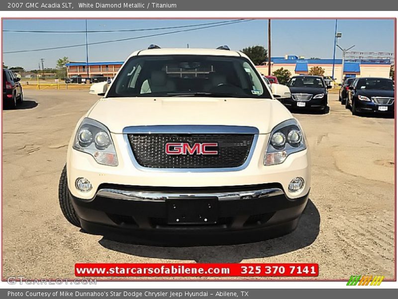 White Diamond Metallic / Titanium 2007 GMC Acadia SLT