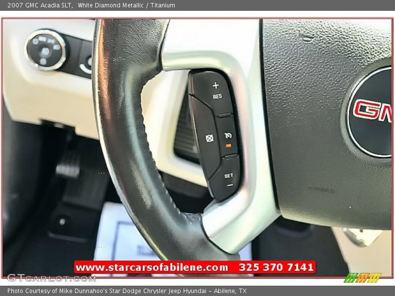 White Diamond Metallic / Titanium 2007 GMC Acadia SLT