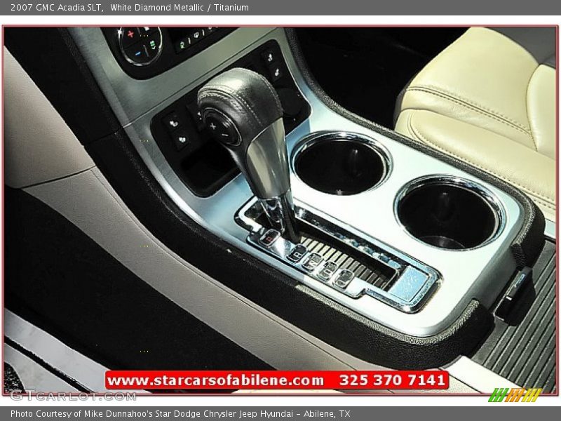 White Diamond Metallic / Titanium 2007 GMC Acadia SLT