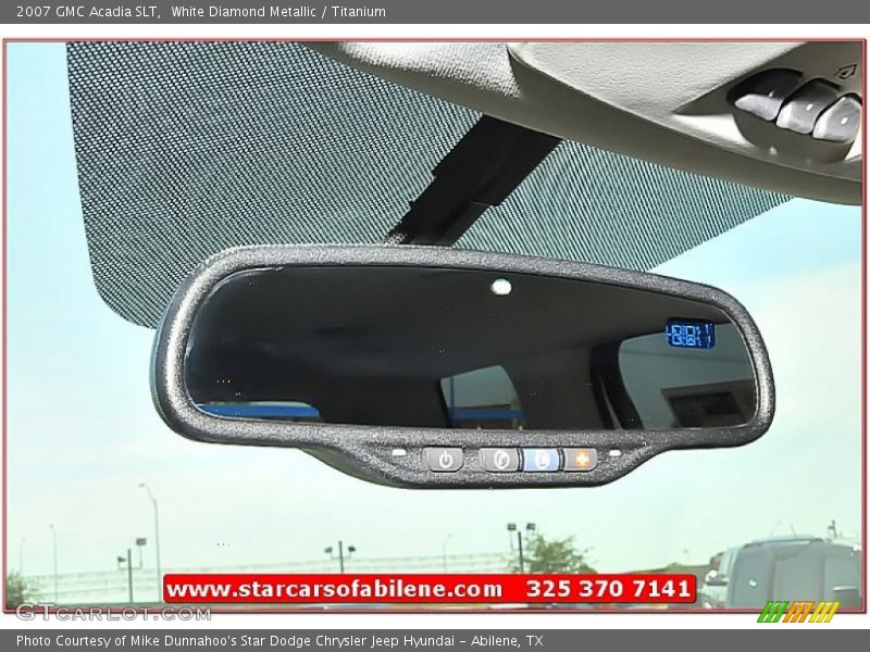 White Diamond Metallic / Titanium 2007 GMC Acadia SLT