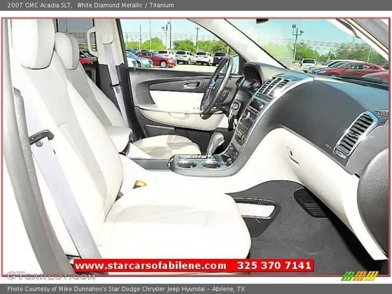 White Diamond Metallic / Titanium 2007 GMC Acadia SLT