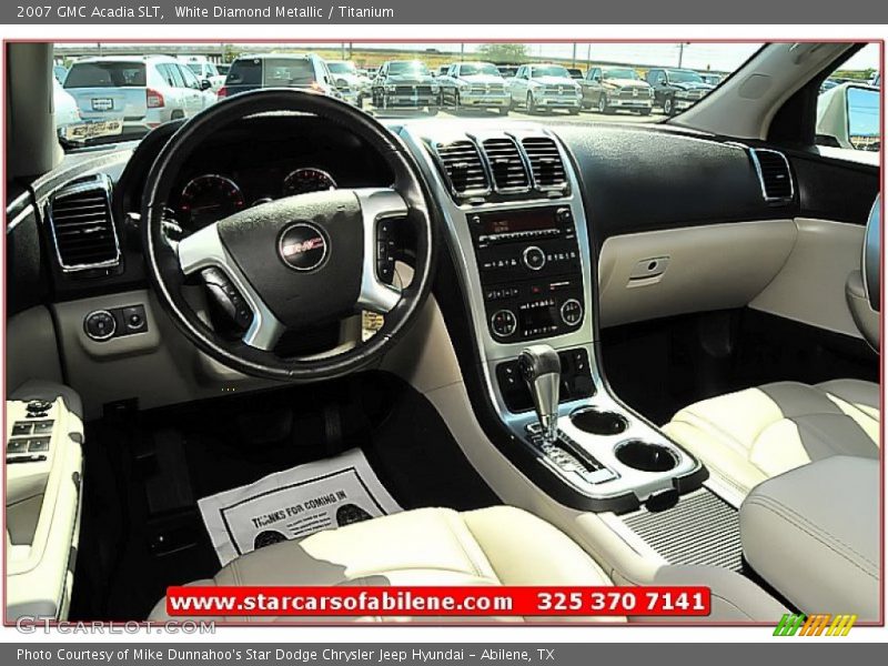 White Diamond Metallic / Titanium 2007 GMC Acadia SLT