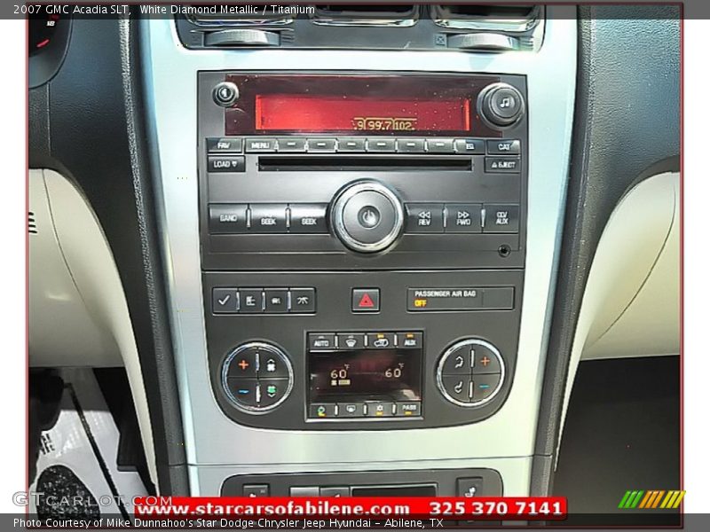 White Diamond Metallic / Titanium 2007 GMC Acadia SLT