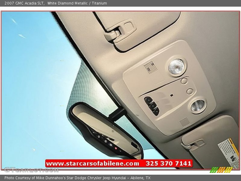 White Diamond Metallic / Titanium 2007 GMC Acadia SLT